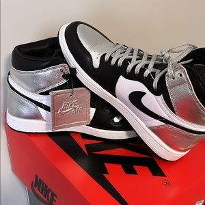 Silver Toe Jordan 1s